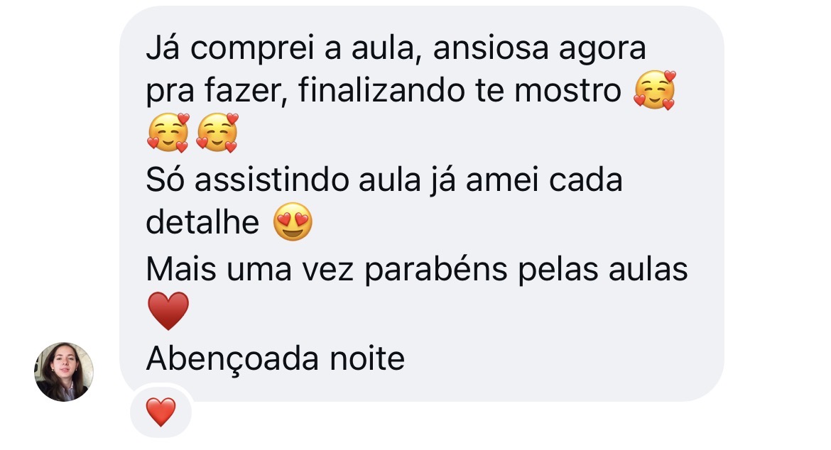 Depoimento original de aluna do Ateliê da Mony, imagem 7